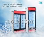 New commercial vertical ice cream display upright deep freezer frozen food