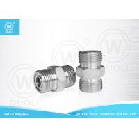 Buy cheap Carbon Steel Hydraulic Male ORFS Adapter , Thread O Ring Pipe Fittings product