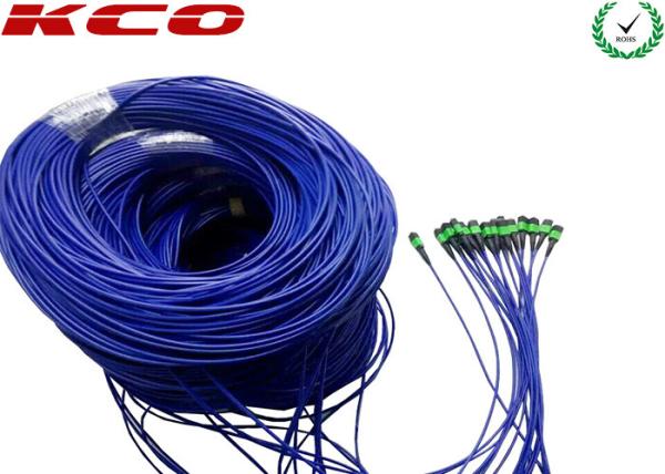 Buy cheap MPO MTP Breakout Fiber Optic Cable Armored Fiber Optic Patch Cable OM3 OM4 from wholesalers