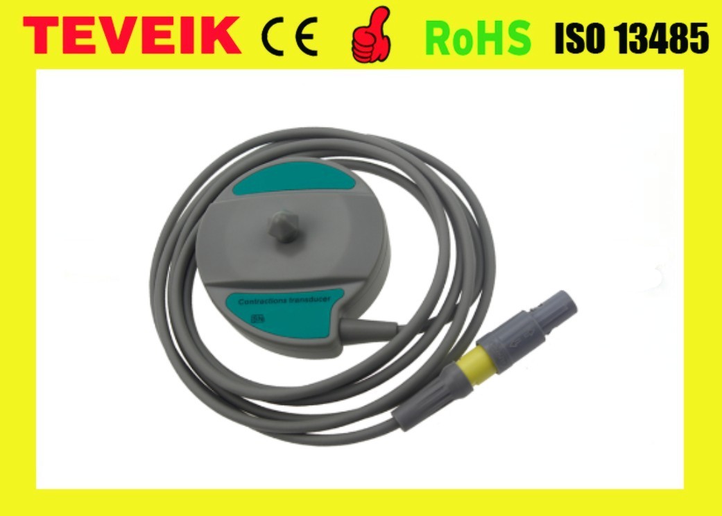 Edan Cadence II / F3 Fetal Transducer , Edan 6 Pin Fetal toco transducer probe