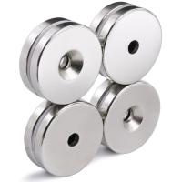 Buy cheap Kellin Neodymium Magnet Disc with Countersunk Pair Magnetized Refrigerator product