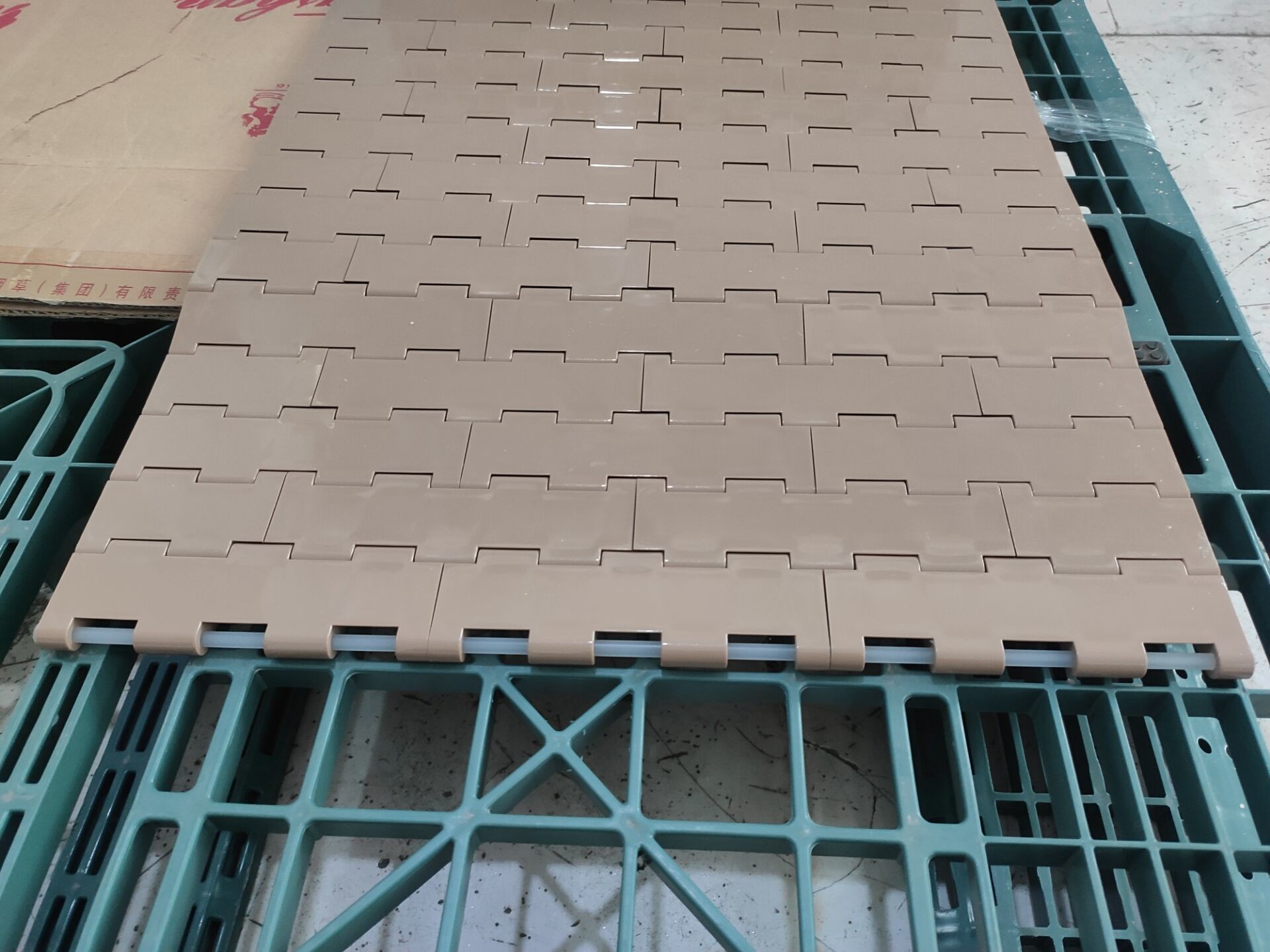 thermoplastic flat top modular conveyor belts ZY4705FT MATERIALS POM PP Rexnord 4705 flat top