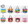 Buy cheap Multiple Designs Lady Canvas Recycle Grocery Bags Cartoon Pattern Girls Shoulder Bags Handbags from wholesalers