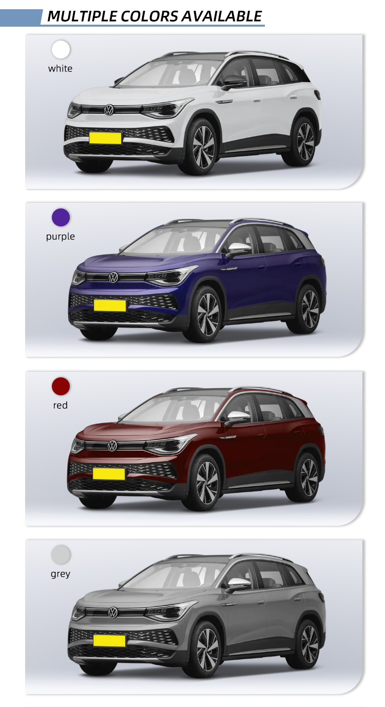 Hot selling 2022 pure edition ID 6X manufacturers direct sales of new energy vehicles seven-seater SUV
