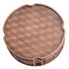 Buy cheap 82*32MM Color bronze Zin Alloy Customizable Portable Metal Die Casting Ashtray from wholesalers