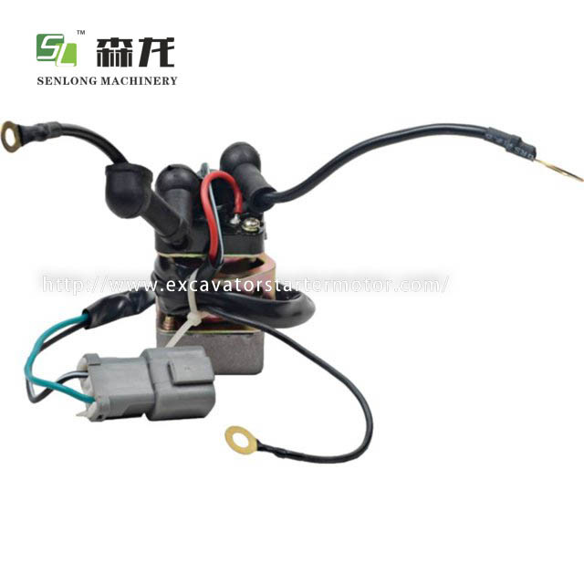 24V Excavator Starter Motor For Relay KD0-25000-7280 0-25000-7280 PC300 PC200 6D95 4D95