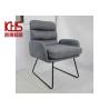 Buy cheap Nordic Upholstered High Back Velvet Office Chair No Wheels from wholesalers