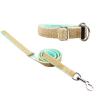 Buy cheap Nature Hemp Personalized Dog Collar Leash Set 100% Cotton Material from wholesalers