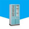 Buy cheap Coated Display Office / Hospital Medicine Display Cabinet H2000*W900*D500mm Modern Style Blue Color from wholesalers