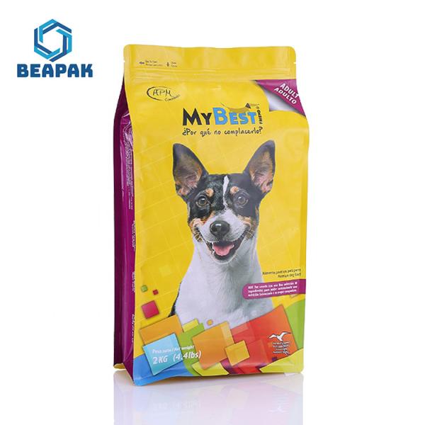 Buy cheap Stand Up Square Bottom Zipper Dog Food Packaging from wholesalers