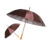 Buy cheap Solid Color Automatic Open Umbrella Customized Logo Printing Purple Rain Umbrella from wholesalers