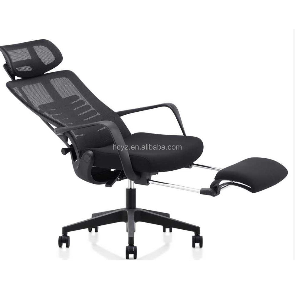 Commercial Furniture Mesh Fabric Conference Swivel Chair with 180 Degree Reclining