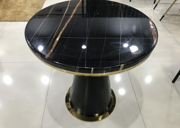 Buy cheap Modern Minimalist 70cm Stainless Steel Marble Coffee Table from wholesalers