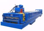 Foot Pedal Floor Deck Roll Forming Machine / C 200 - 300 Floor Tiles Making