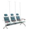 Buy cheap clinics 3 Seater Stainless Steel Waiting Chair High End Handrail from wholesalers