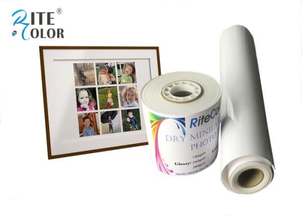 Buy cheap Bright White Resin Coated Semi Gloss Mini Lab Photo Paper For Fujifilm Printer from wholesalers