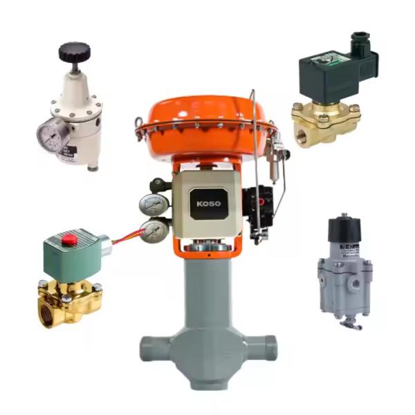 Stock supplier KOSO 800 series Electro-Pneumatic Valve Positioner With ASCO