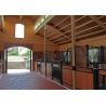 Buy cheap Black Powder Coating Modular Horse Stalls , Bamboo Infill Premade Horse Stalls from wholesalers