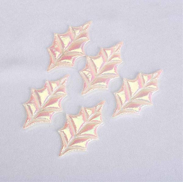 Buy cheap Bright Colourful Homemade Christmas Decorations Holly Leaves Ornaments from wholesalers