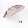 Buy cheap Plastic J Handle Curved Handle Umbrella Rainproof Rose Printing Aluminum Pole from wholesalers