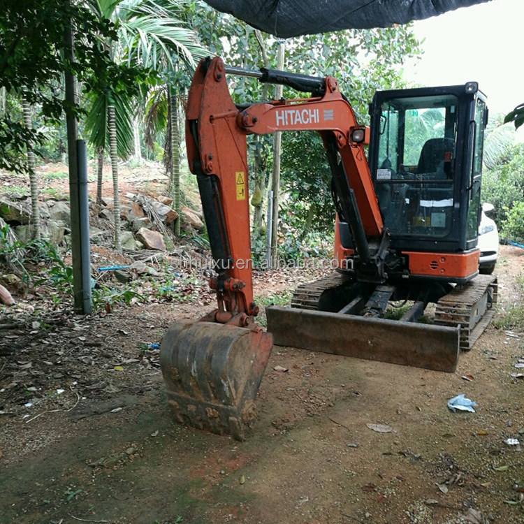 used hitachi zx35 crawler excavator 3.5 ton mini zx35u excavator with attachments hydraulic zx35u-3