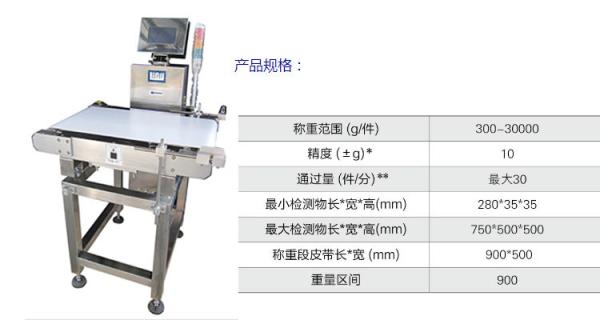 Buy cheap LED Automatic Rejection Belt Check Weigher With Smart Touch Screen from wholesalers