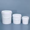 Buy cheap PP Plastic Bucket Iron Handle Lid for Home Food Grade Transparent White Container from wholesalers