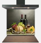 Logo Customized Logo 6mm Ultra Clear Glass Kitchen Splashbacks with Digital