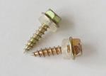 Hexagonal Flange Self Drilling Screws For Aluminium , Self Tapping Metal Screws