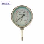 Dual Scale Stainless Steel Pressure Gauge Shock Resistant 100mm Size