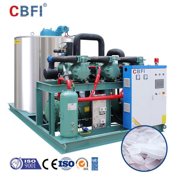 Fast Flake Ice Machine 30 Ton Per Day Big Capacity Industrial Automatic Ice
