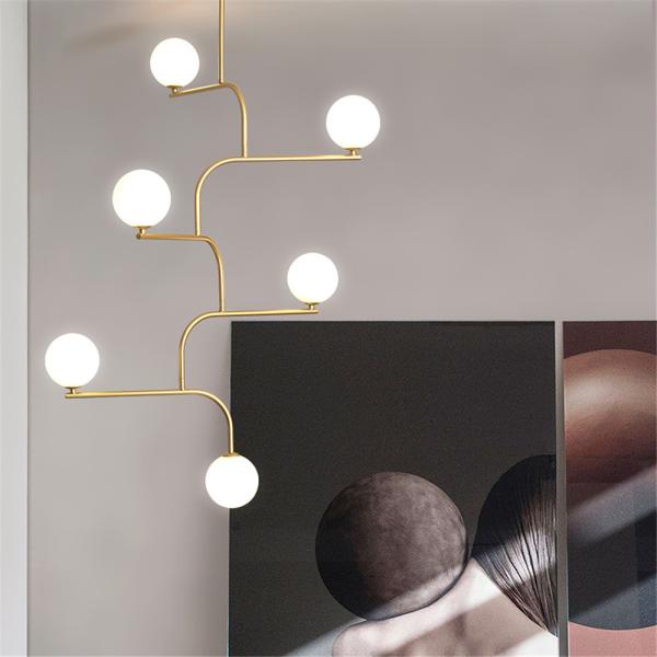 Nordic Postmodern Villa Hotel Tree Branch Chandelier Designer gold Mobil