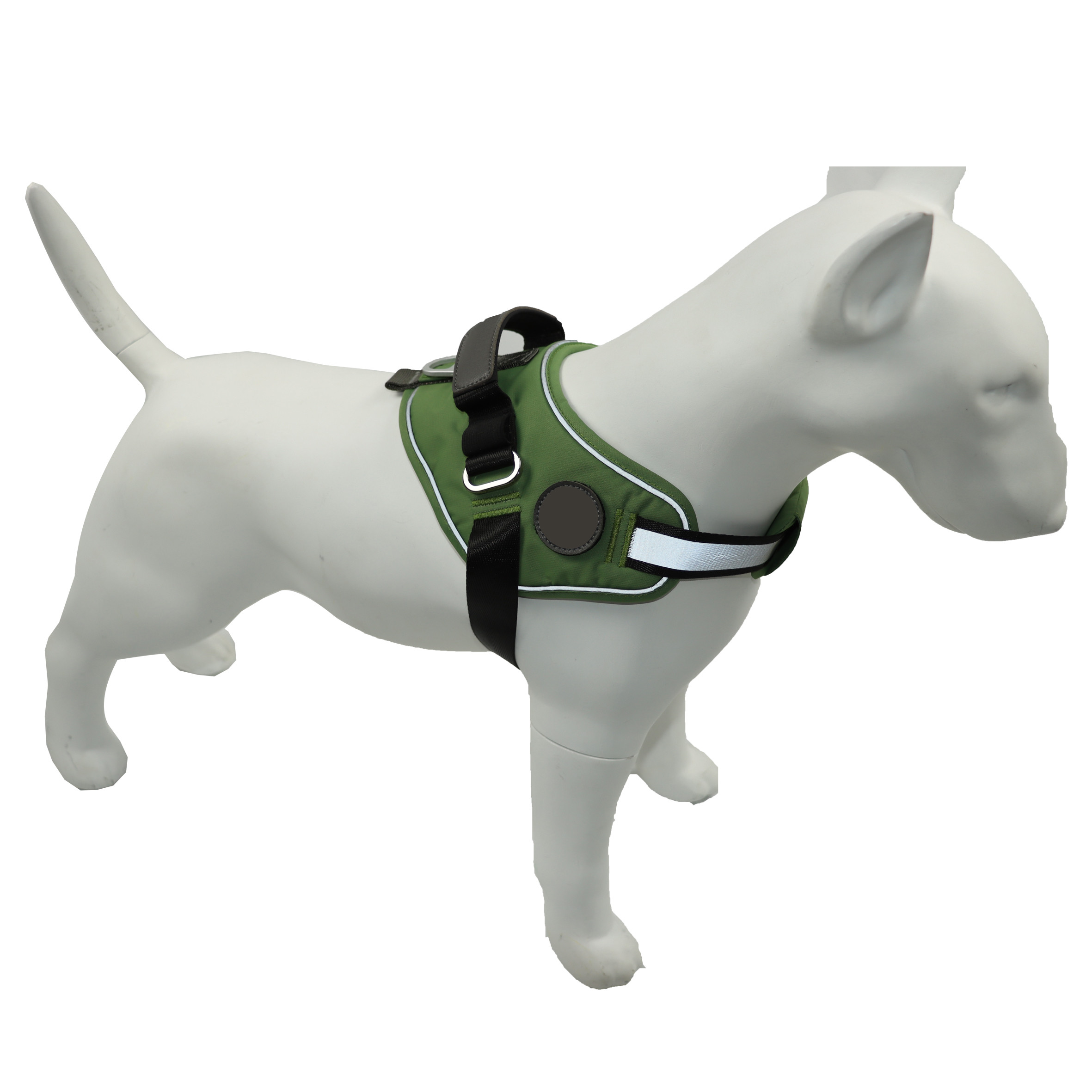 Outdoor Durable Pet Dog Harness For Beagle Green Black Extra Large Dog Harness Personalised