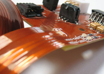 TG135 Rigid Flex PCB Prototype ENIG 6 Layers PCB LPI Solder Mask