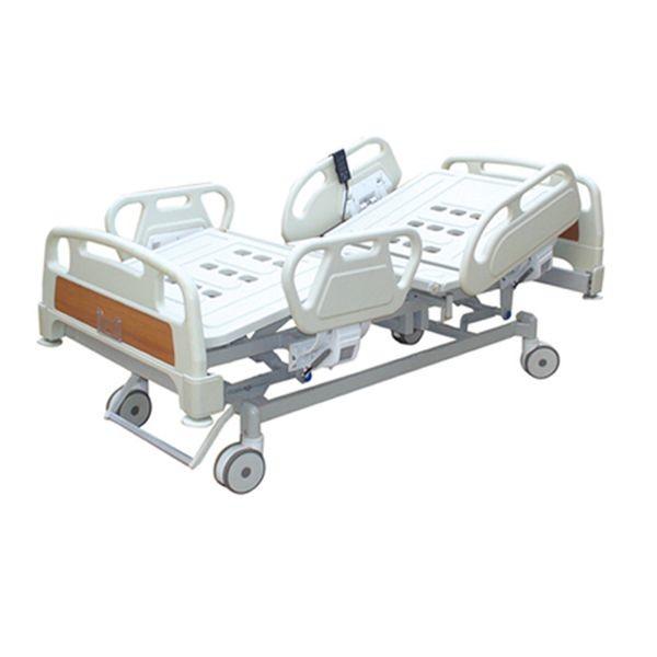 Durable Electric Adjustable Hospital Bed Epoxy Coated Bed Frame And Mattress