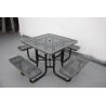 Buy cheap Customized Metal Patio Table And Chairs , Commercial Outdoor Picnic Table Set from wholesalers