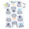 Buy cheap Printing Infant Summer Baby Clothes Unisex Jumpsuit Cotton Knit Short Sleeve Baby Rompers from wholesalers