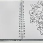 Wire O Binding Coloring Book Printing Paperback Hardcover With Foil Cover
