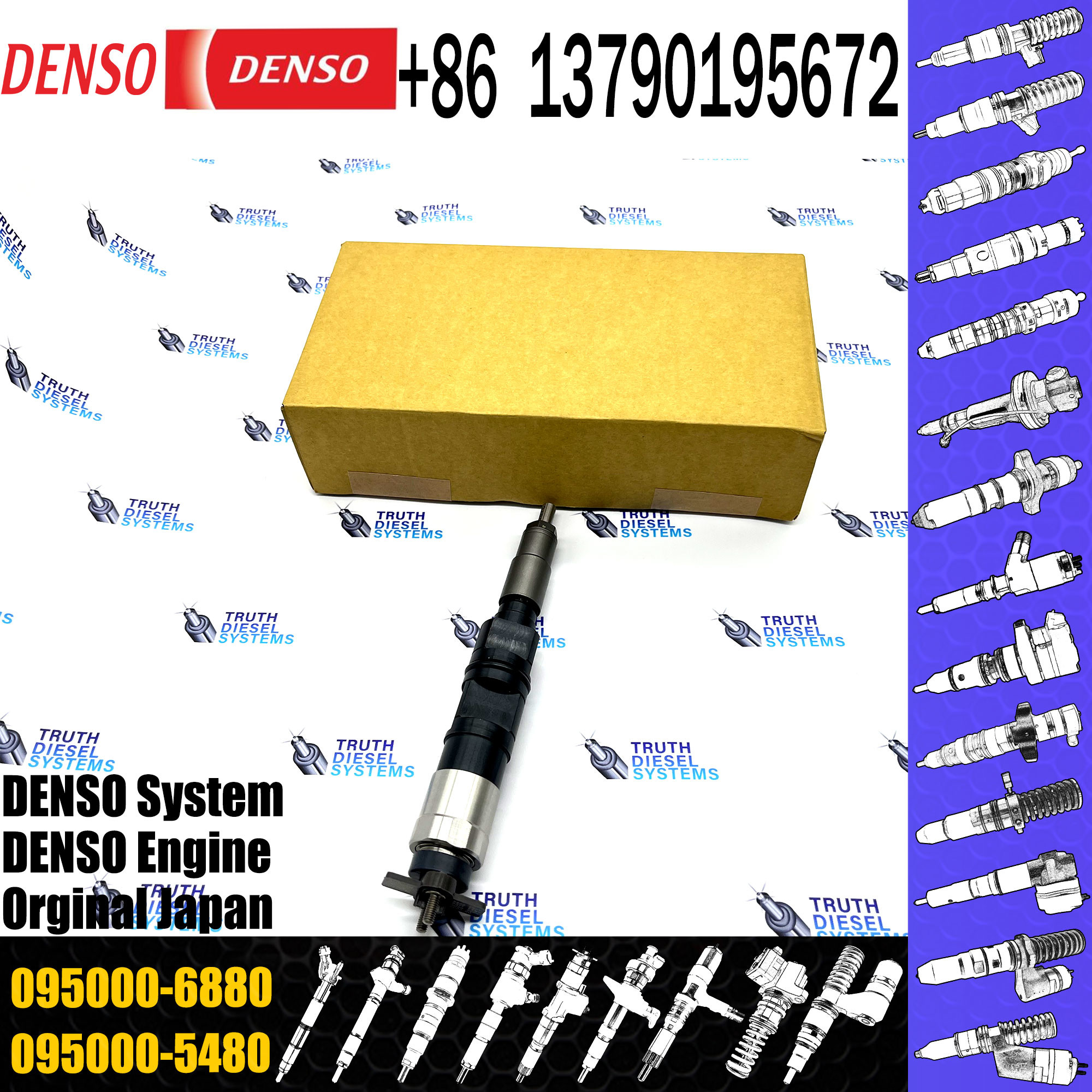 Diesel Injector 0950006880 RE532216 Common Rail Fuel Injector 095000-6880