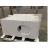 Buy cheap Single Sink Quartz Stone Countertops , Flat / Eased Edge Prefab Quartz Vanity Tops from wholesalers