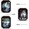 Buy cheap 30x40cm Cool Wolves 3D Lenticular Poster For Gifts And Home Decoration from wholesalers