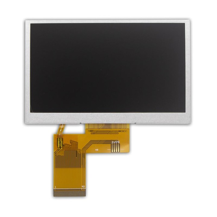 4.3 Inch 800x480 IPS TFT LCD Display 450 Cd/M2 RGB Interface