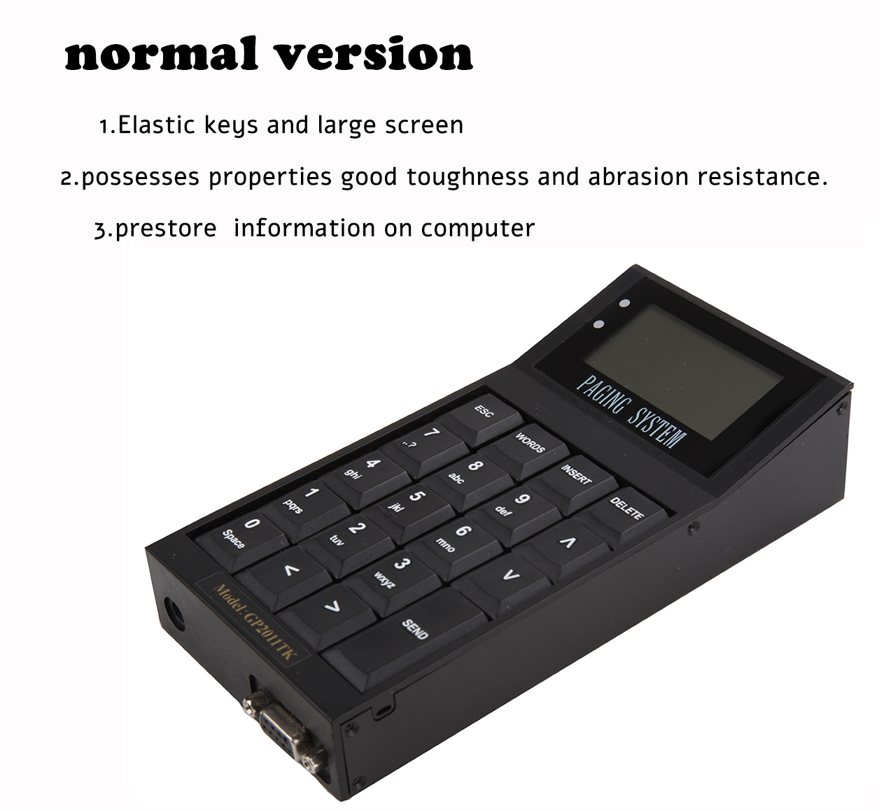 wireless FM modulation waterproof long range signal pocsag coaster pager for clinic or restaurant