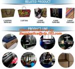 Luxury shopping paper bag, different types design custom paper shopping bag,