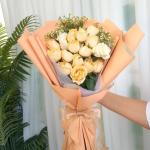 Ouya Double Sided Color Paper 58x58cm For Wrapping Flower gifts