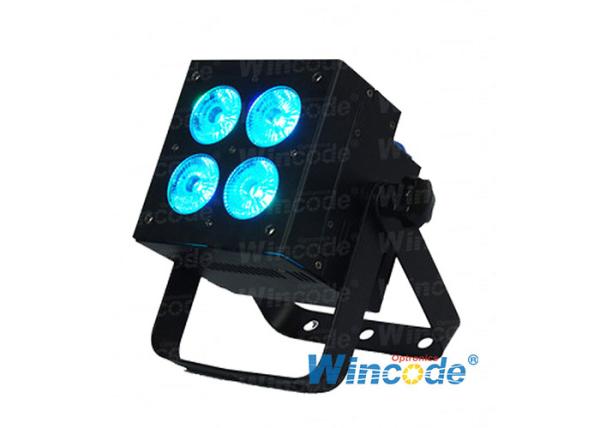 4×10W RGBW 4 in 1 LED Par Light, LED Flat Par Light, LED Uplight For Wedding Dj