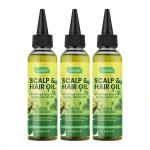 Private Label Olive Hair And Scalp Oil Refreshing Mint Formula