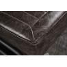 Buy cheap Iron Frame 2 Seater Leather Sofa Metal Legs Solide Wood Armrest Office Application from wholesalers