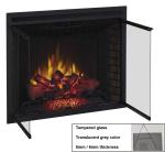 Buy cheap Safety Tempered Glass Fireplace Glass Door from wholesalers