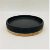Buy cheap Black Fabric Look Polyresin Bathroom Accessories Set For Hotel Home Bathroom from wholesalers